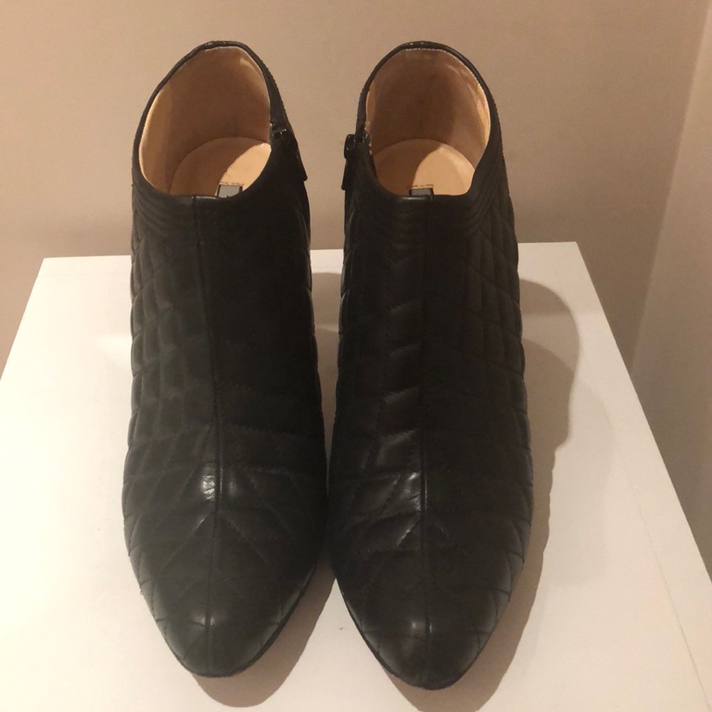 Chanel Inspired Anne Klein Quilted Booties